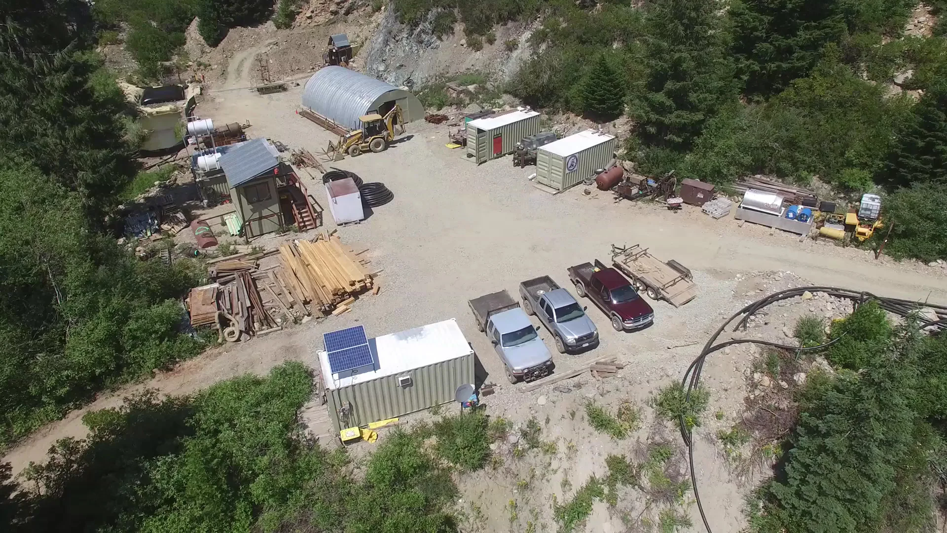 Aerial view of Telegraph site facilities